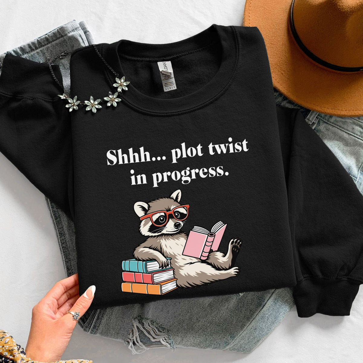 Shhh... Plot Twist In Progress Unisex Sweatshirt