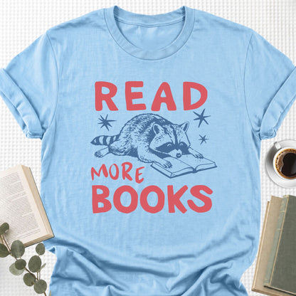 Read More Books Raccoon Unisex T-Shirt