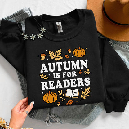 Autumn Is For Readers Unisex Sweatshirt