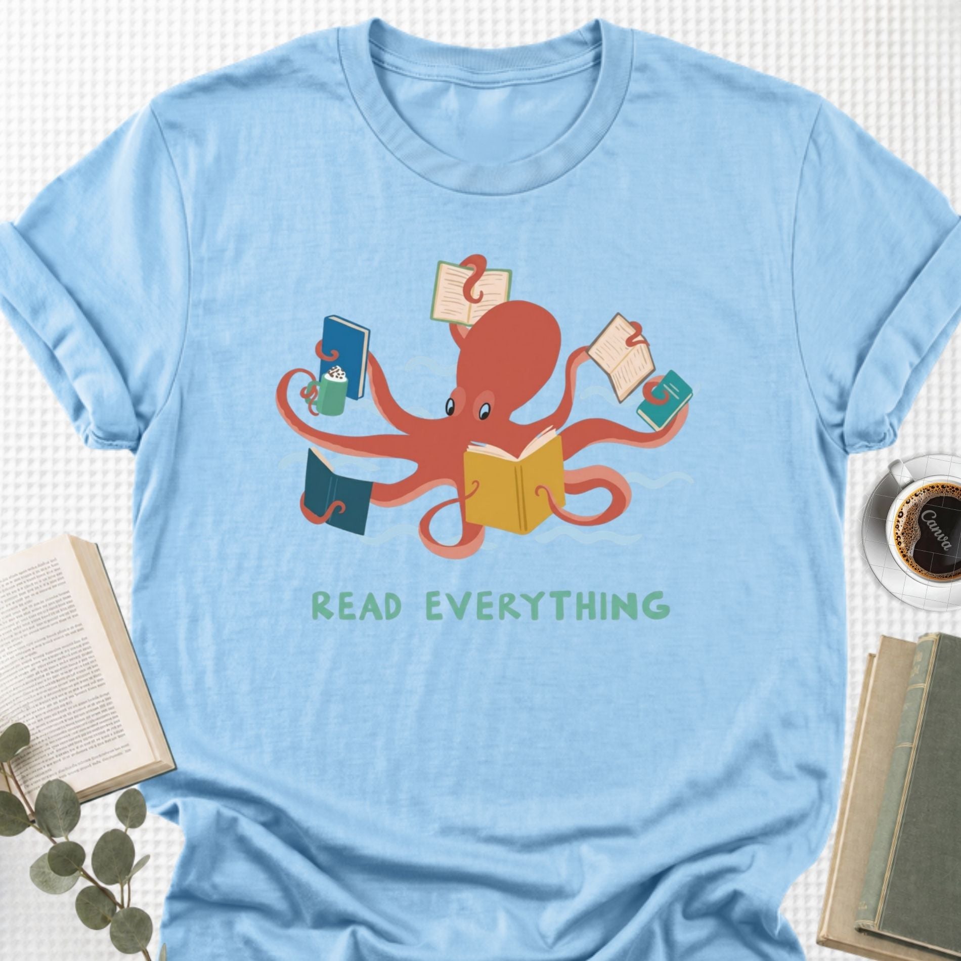 Octopus Read Everything Unisex T-Shirt