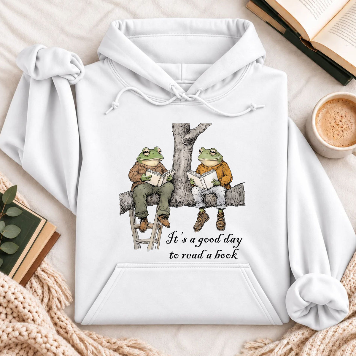 It's a Good Day to Read a Book Flogs Hoodie