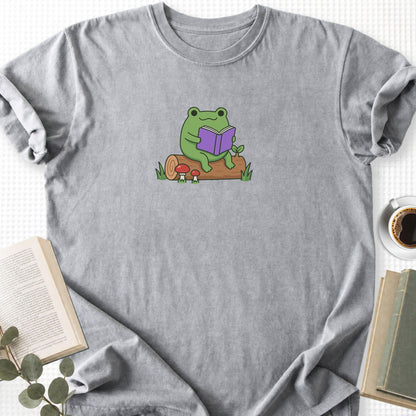 Flog Reading On A Log Unisex T-Shirt