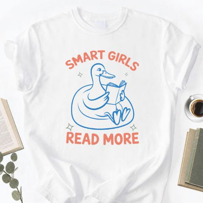 Smart Girls Read More Goose Unisex Shirt MemorablyMade