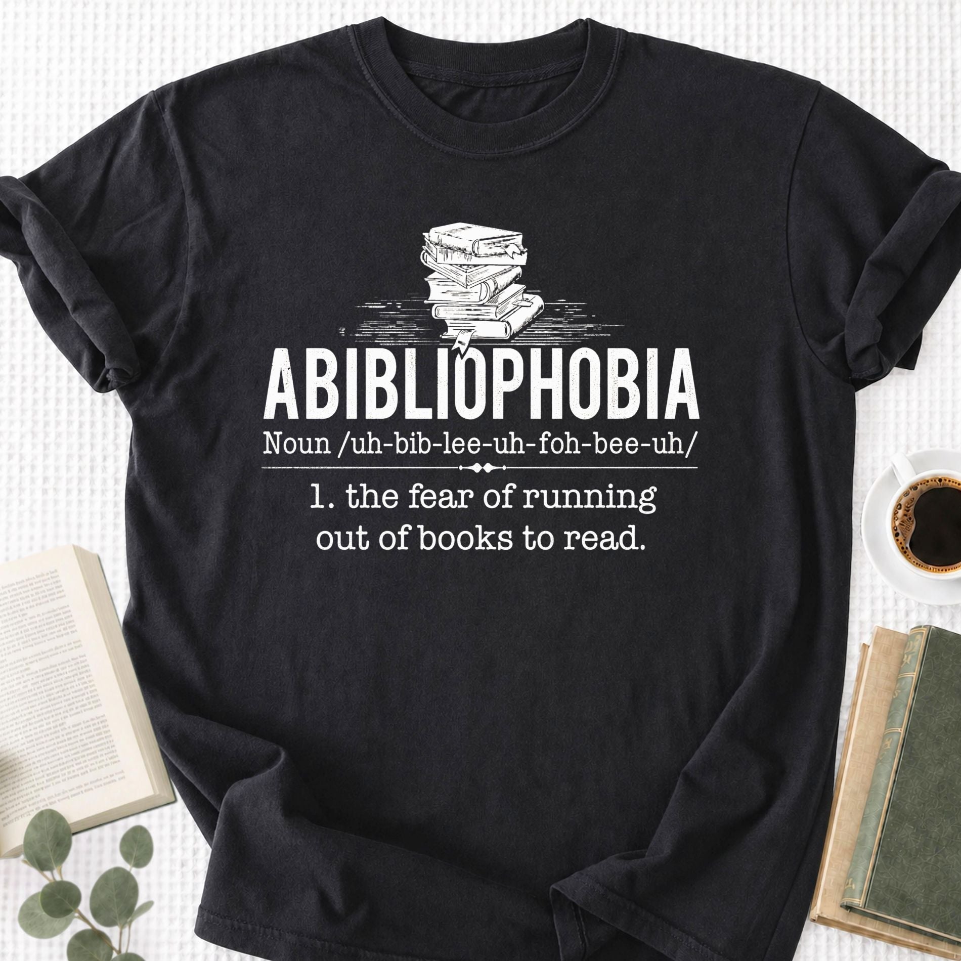 Abibliophobia Unisex T-Shirt - Book Social Club