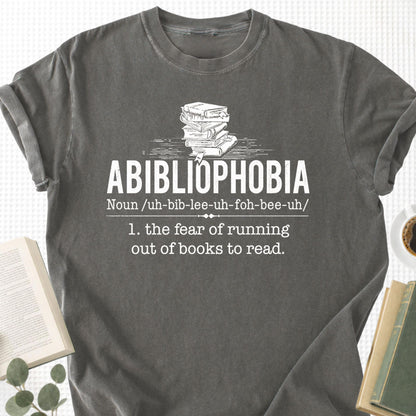Abibliophobia Unisex T-Shirt - Book Social Club