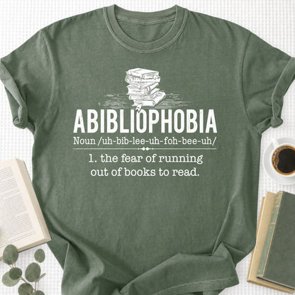 Abibliophobia Unisex T-Shirt - Book Social Club