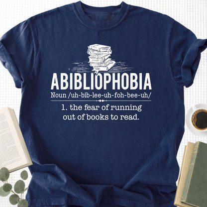 Abibliophobia Unisex T-Shirt - Book Social Club