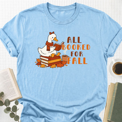 All Booked For Fall Goose Unisex T-Shirt - Book Social Club