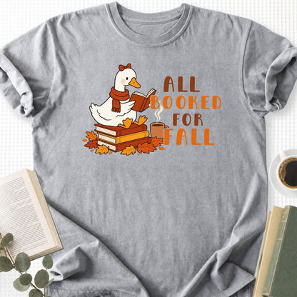 All Booked For Fall Goose Unisex T-Shirt - Book Social Club