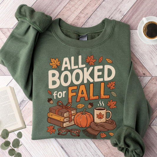 All Booked for Fall Unisex Sweatshirt - Book Social Club