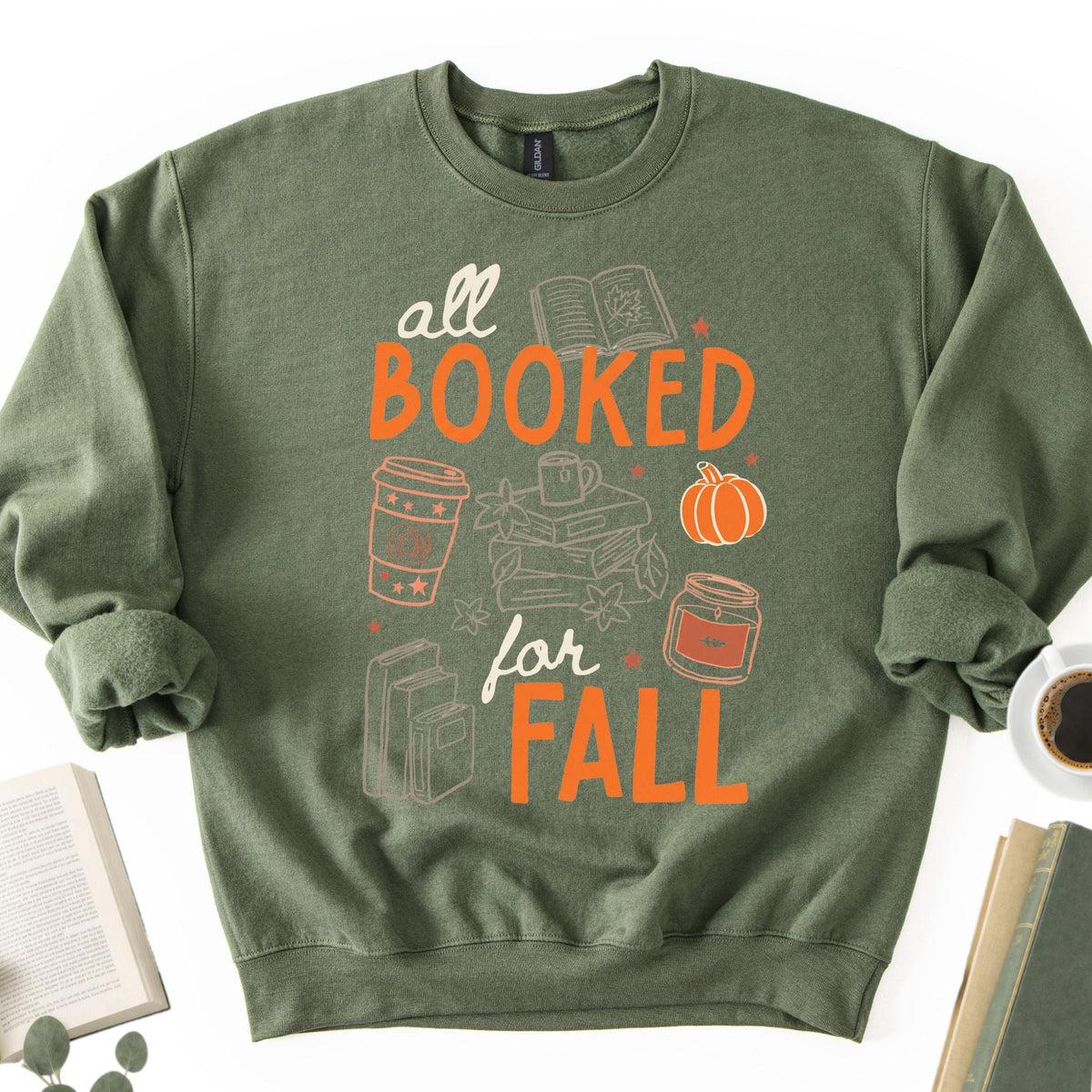 All Booked for Fall Unisex Sweatshirt - Book Social Club