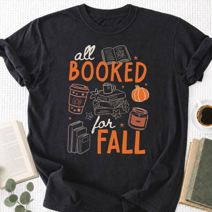 All Booked for Fall Unisex T-Shirt - Book Social Club