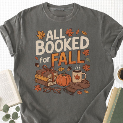 All Booked for Fall Unisex T-Shirt - Book Social Club