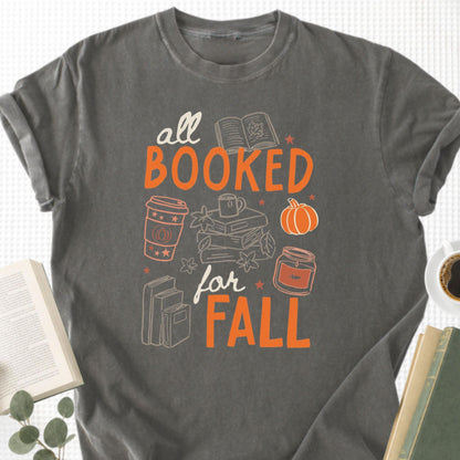 All Booked for Fall Unisex T-Shirt - Book Social Club