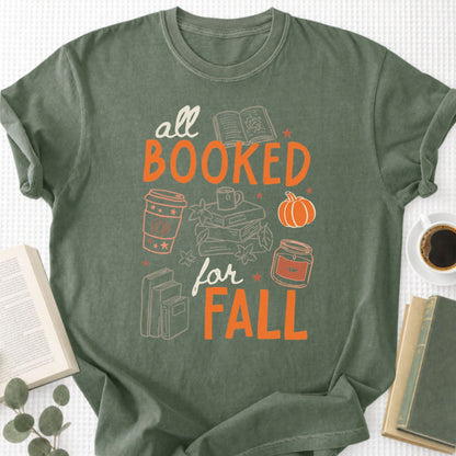 All Booked for Fall Unisex T-Shirt - Book Social Club