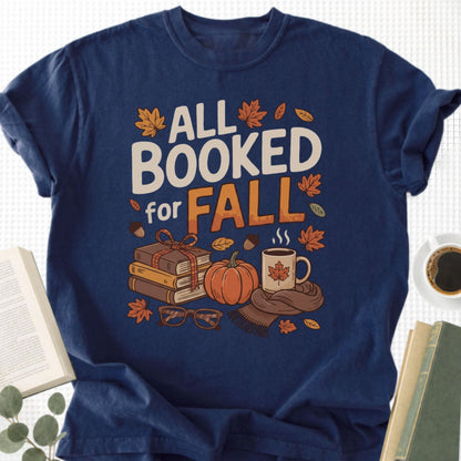 All Booked for Fall Unisex T-Shirt - Book Social Club