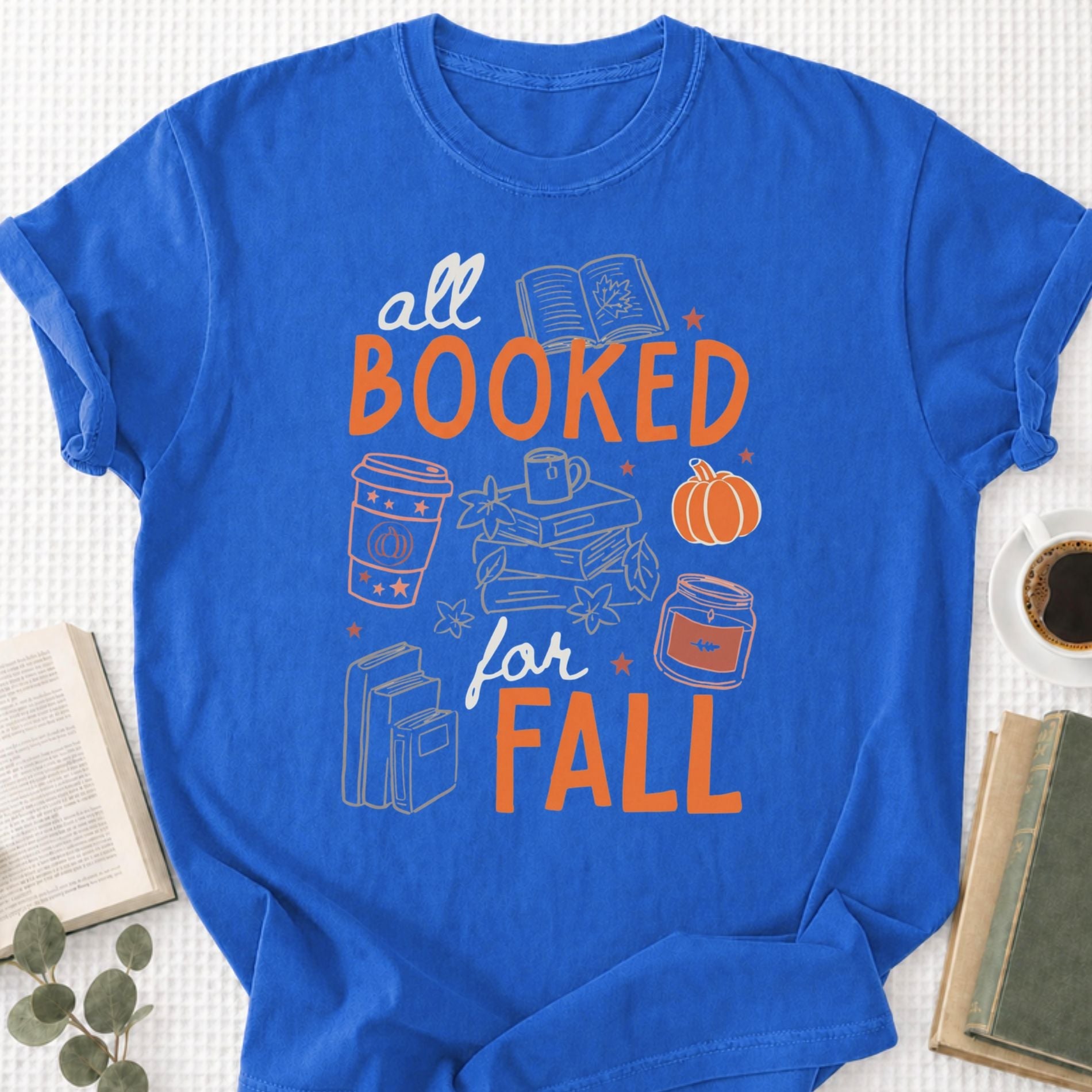 All Booked for Fall Unisex T-Shirt - Book Social Club