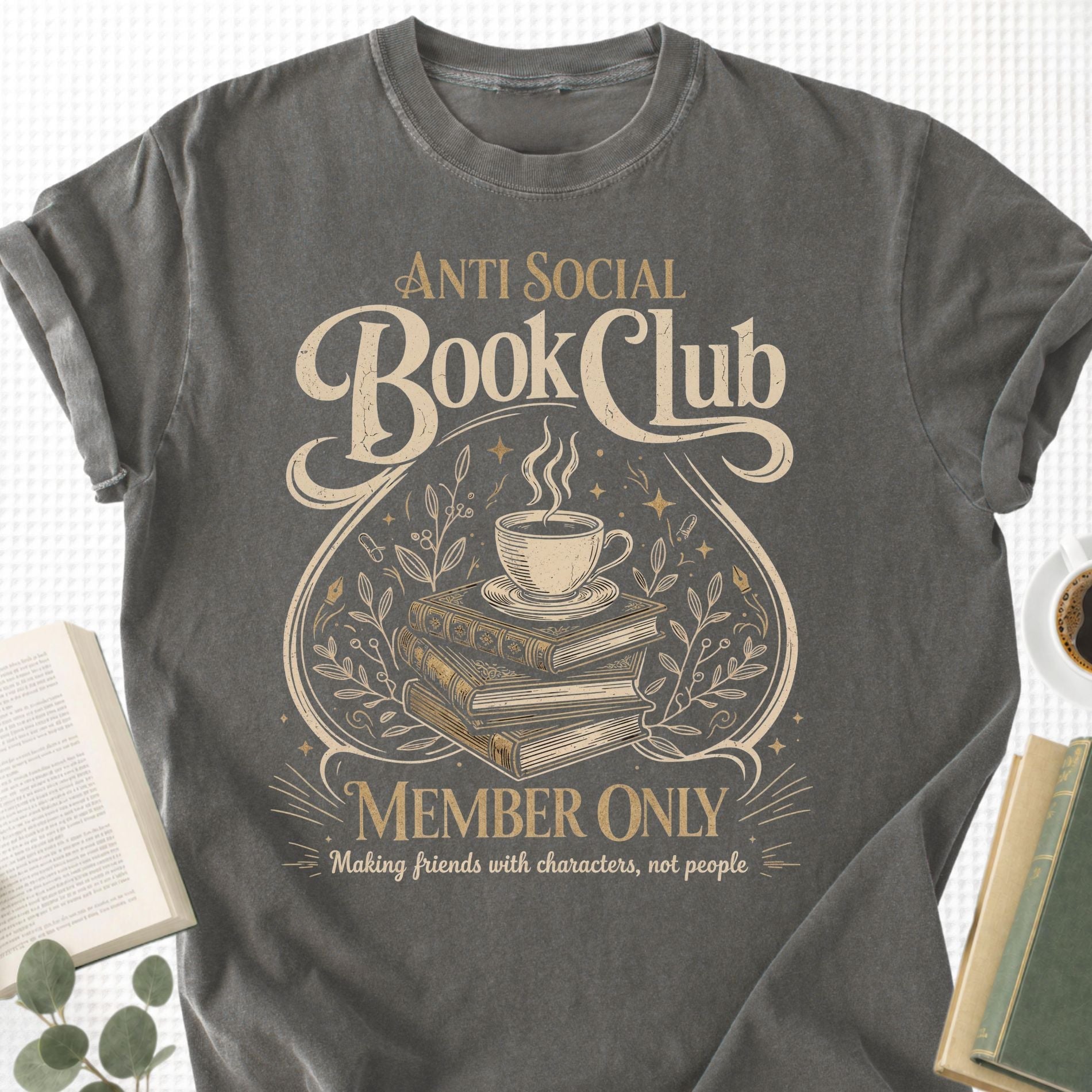 Anti Social Book Club Unisex T-Shirt - Book Social Club