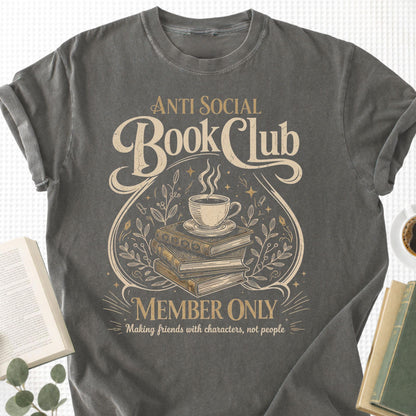 Anti Social Book Club Unisex T-Shirt - Book Social Club