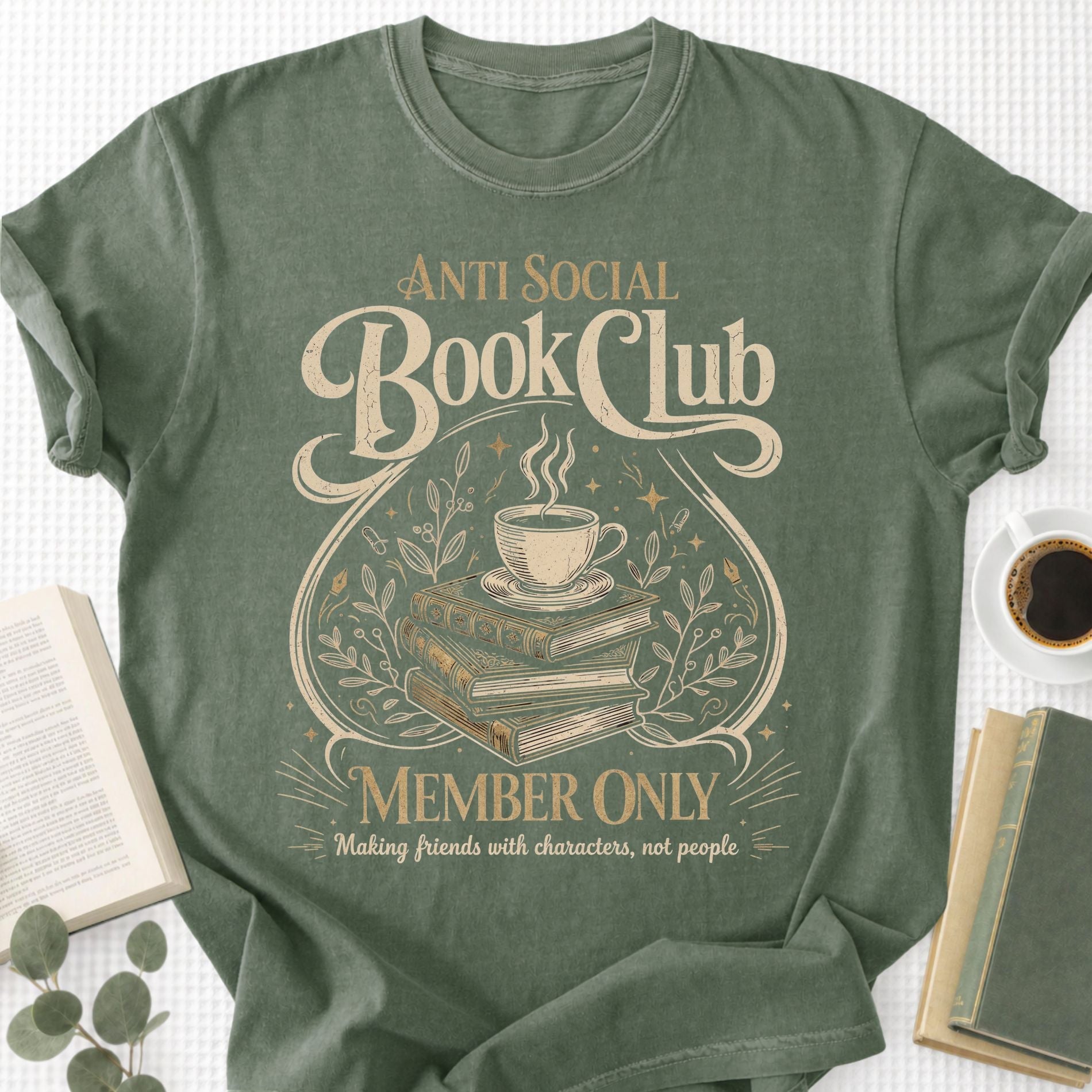 Anti Social Book Club Unisex T-Shirt - Book Social Club
