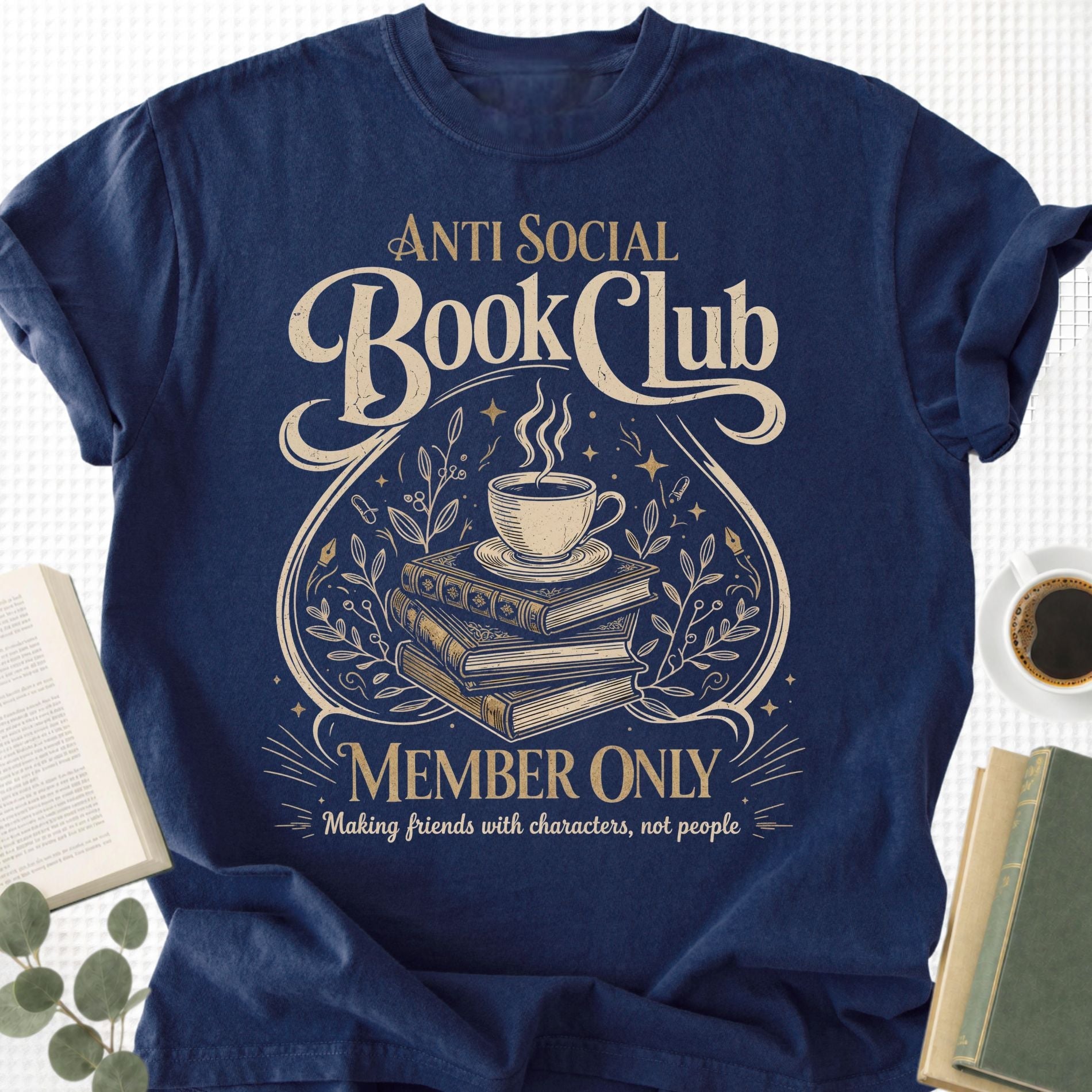 Anti Social Book Club Unisex T-Shirt - Book Social Club