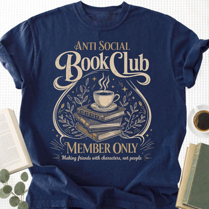 Anti Social Book Club Unisex T-Shirt - Book Social Club