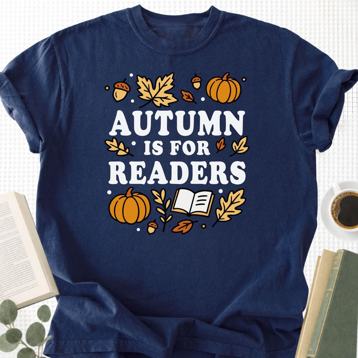 Autumn Is For Readers Unisex T-Shirt - Book Social Club