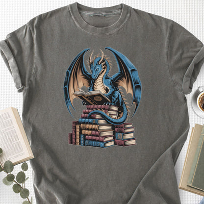 Book Dragon Fantasy Unisex T-Shirt - Book Social Club