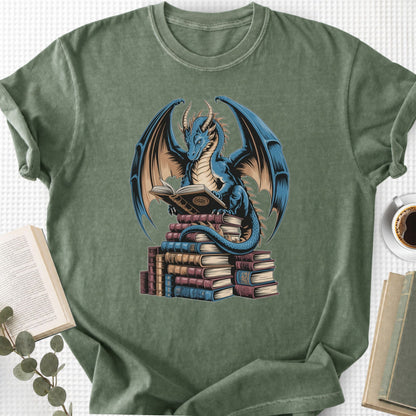 Book Dragon Fantasy Unisex T-Shirt - Book Social Club