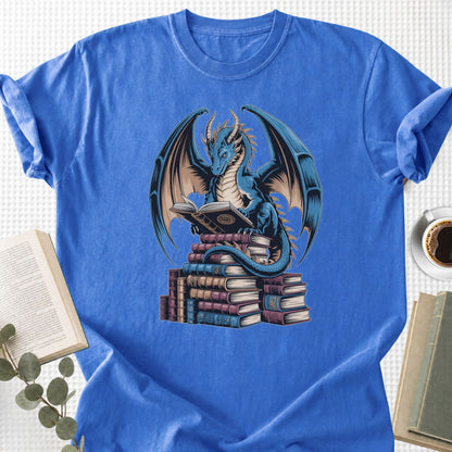 Book Dragon Fantasy Unisex T-Shirt - Book Social Club