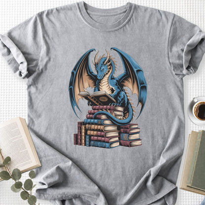 Book Dragon Fantasy Unisex T-Shirt - Book Social Club