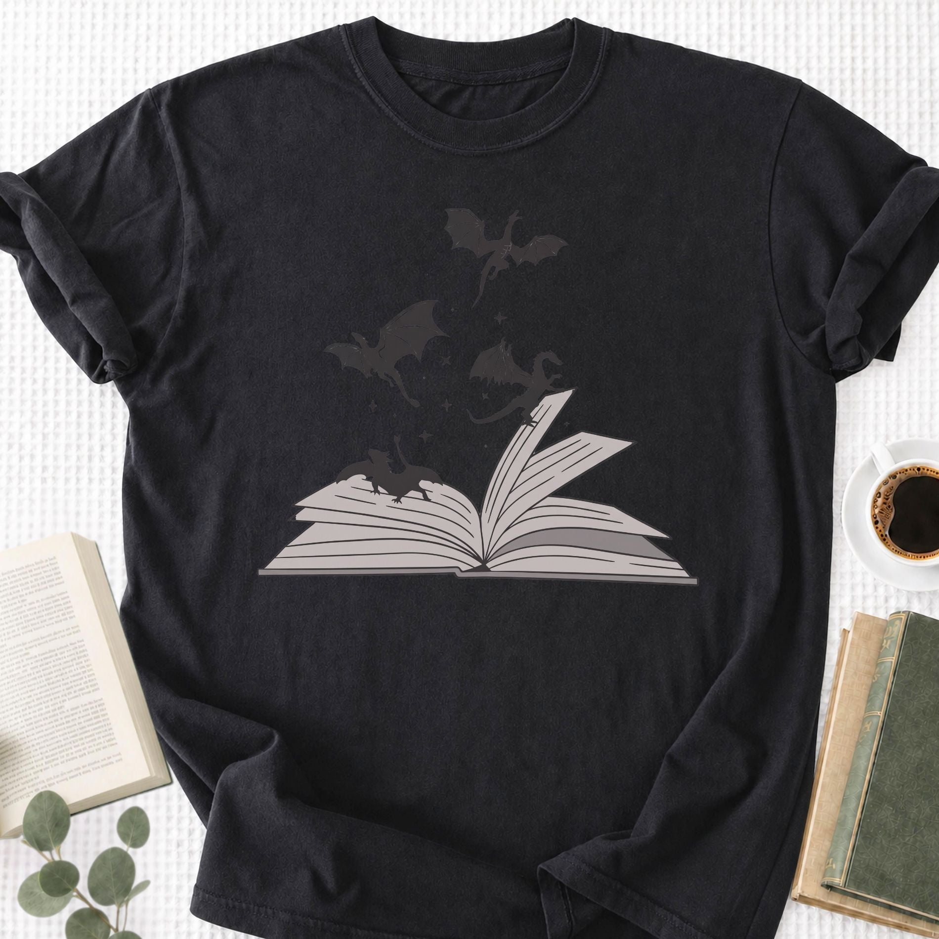 Book Dragon Unisex T-Shirt - Book Social Club