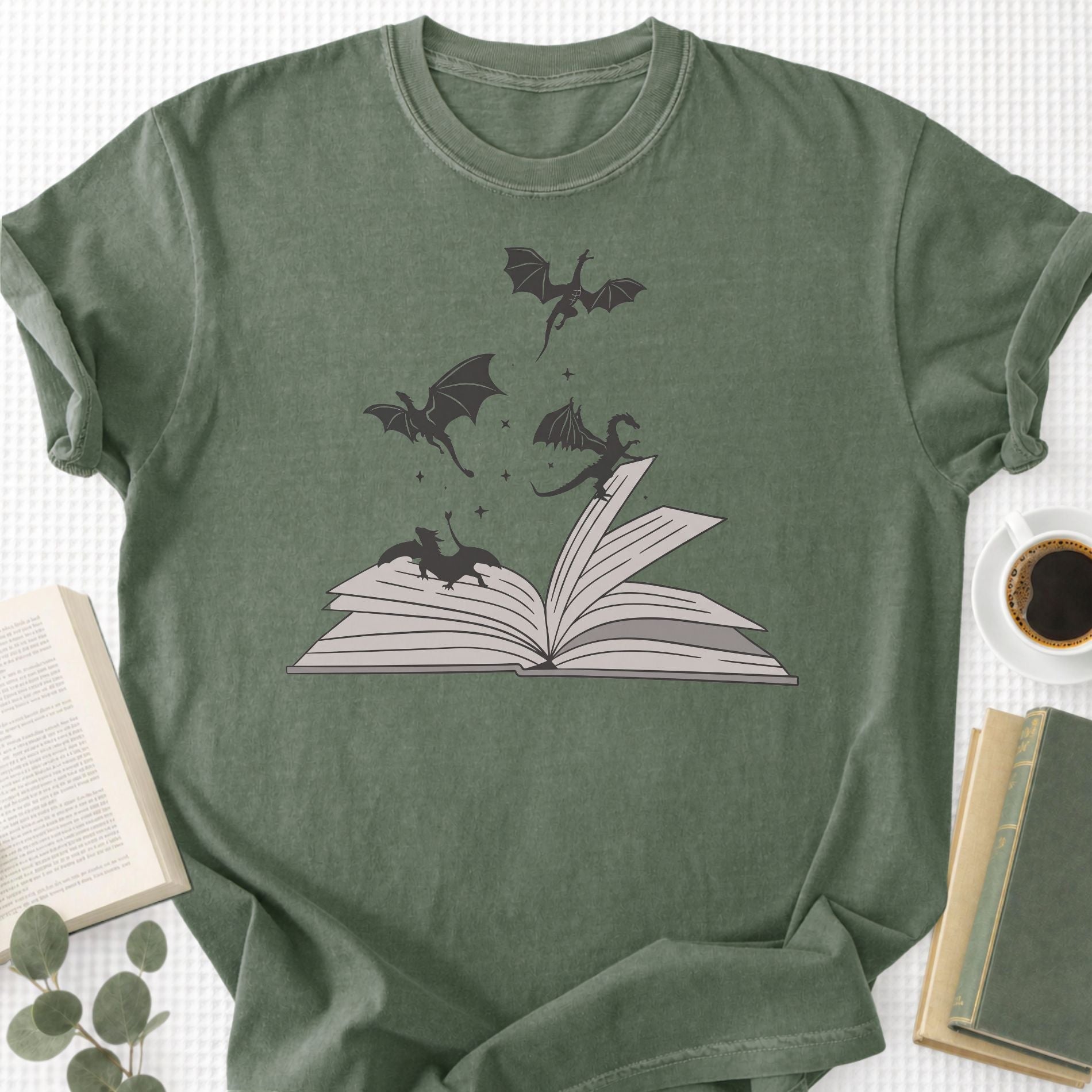 Book Dragon Unisex T-Shirt - Book Social Club