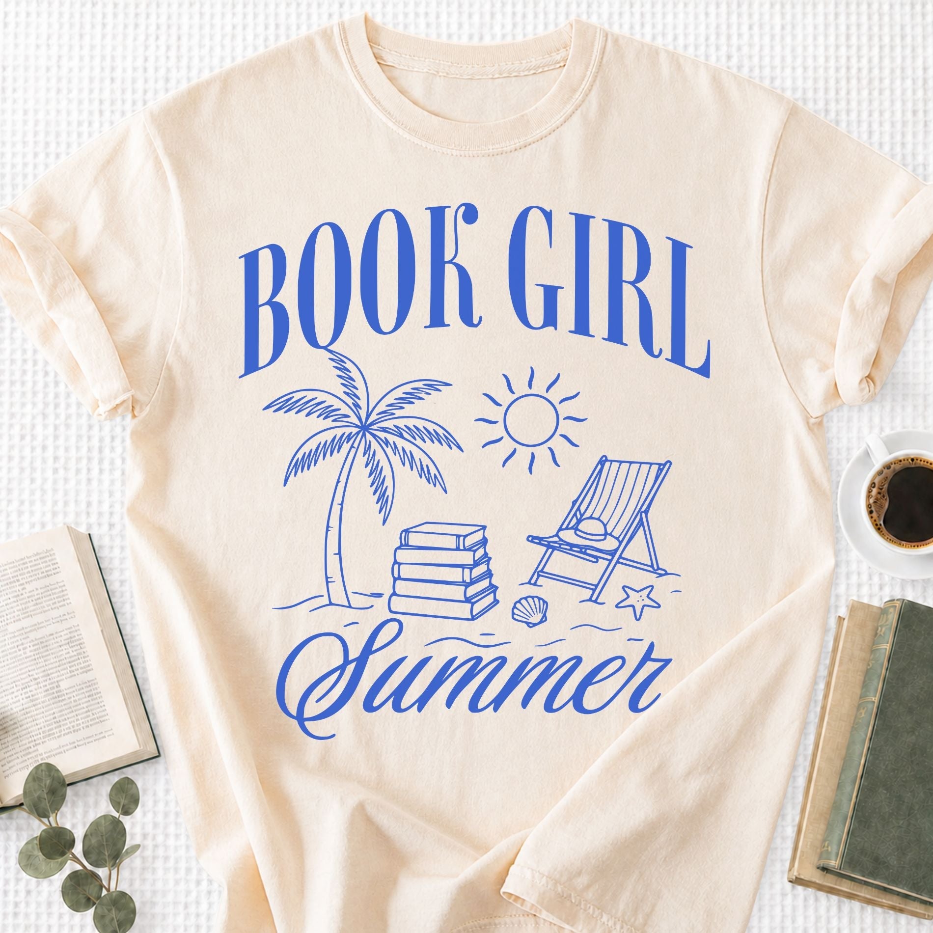 Book Girl Summer Unisex T-Shirt - Book Social Club