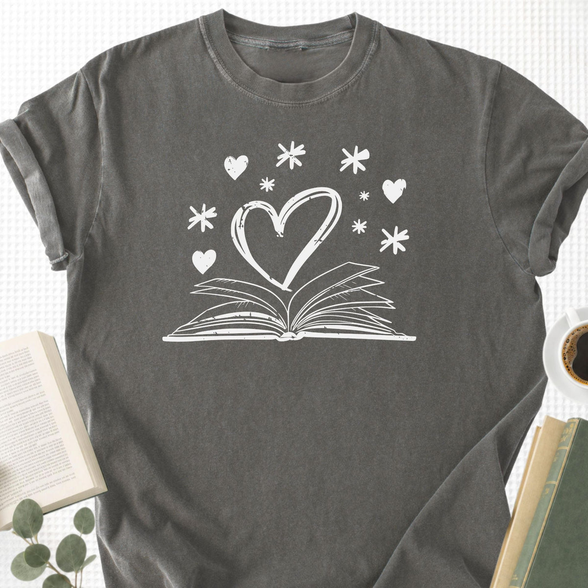 Book Heart Unisex T-Shirt - Book Social Club