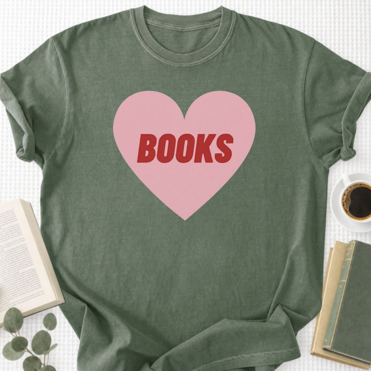 Book Heart Unisex T-Shirt - Book Social Club