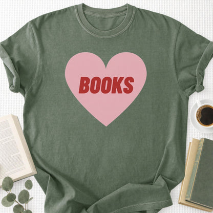 Book Heart Unisex T-Shirt - Book Social Club