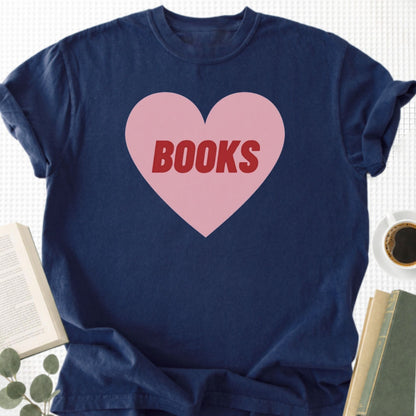 Book Heart Unisex T-Shirt - Book Social Club