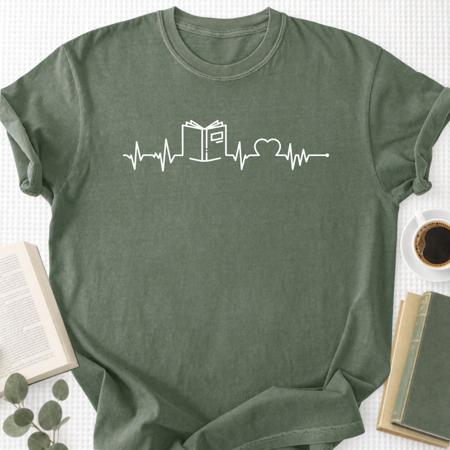 Book in a Heartbeat Unisex T-Shirt - Book Social Club