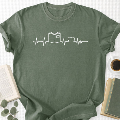 Book in a Heartbeat Unisex T-Shirt - Book Social Club