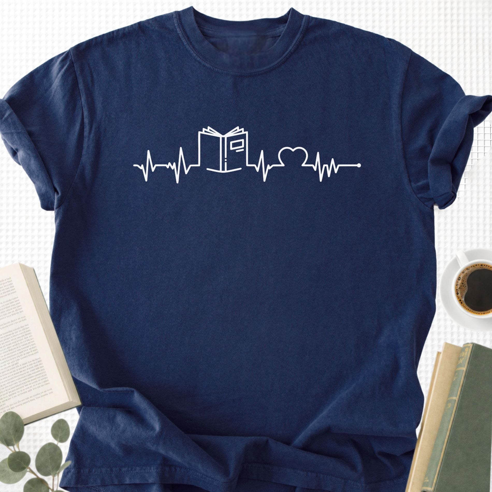 Book in a Heartbeat Unisex T-Shirt - Book Social Club