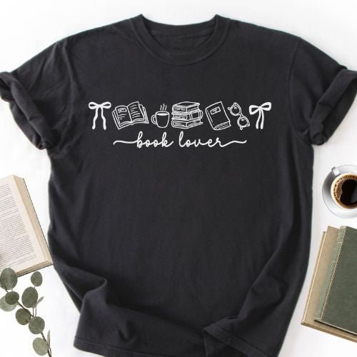 Book Lover Coquette Unisex T-Shirt, Bookish Gift for Women - Book Social Club