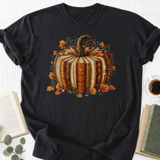Book Pumpkin Unisex T-Shirt - Book Social Club