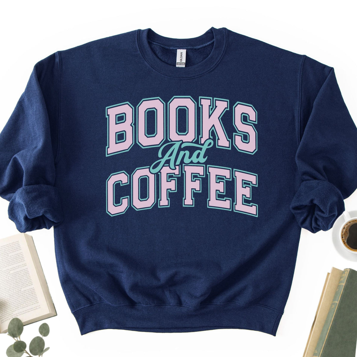 Books and Coffee Unisex Sweatshirt - Book Social Club