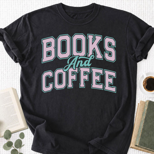 Books and Coffee Unisex T-Shirt - Book Social Club