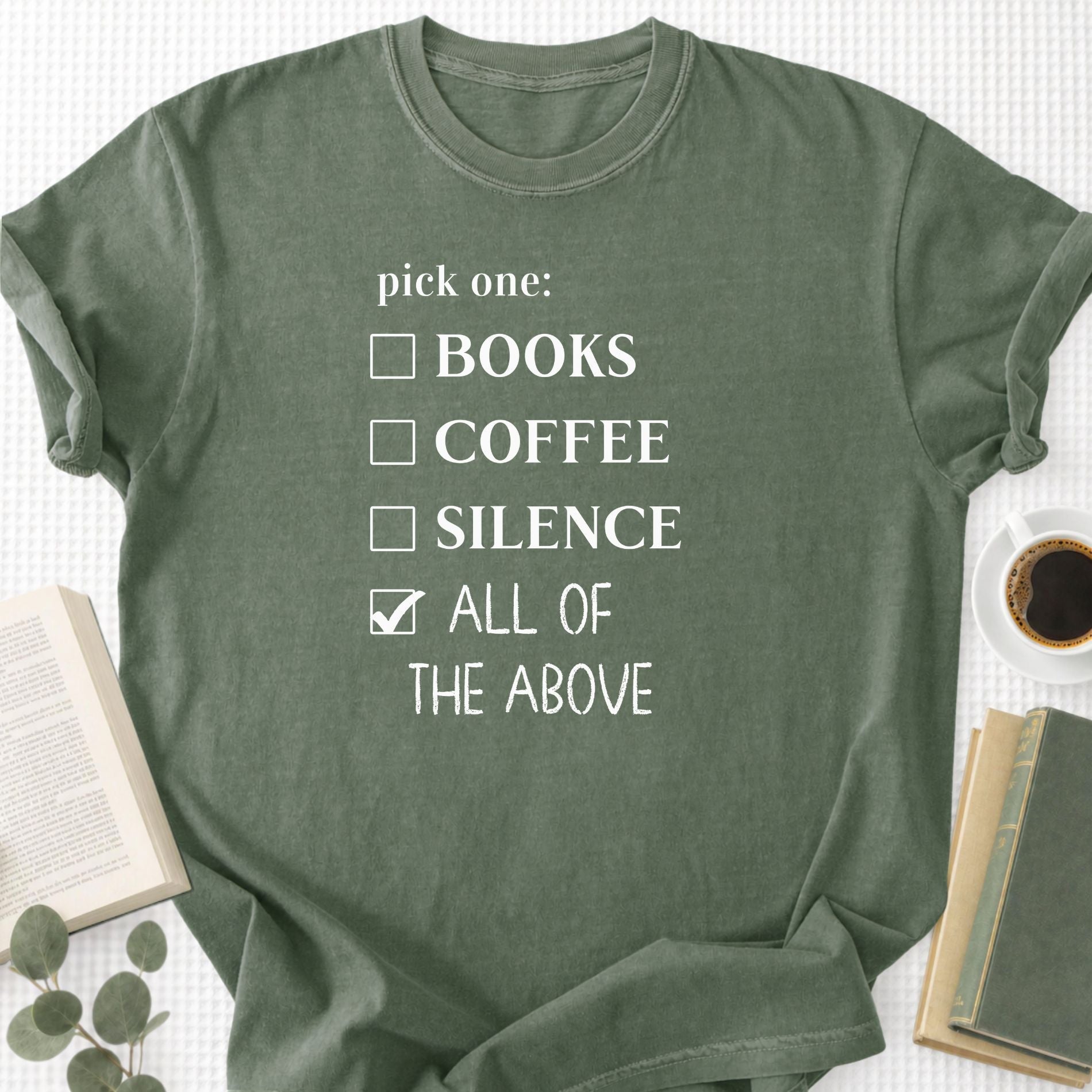 Books coffee Silence Unisex T-Shirt - Book Social Club