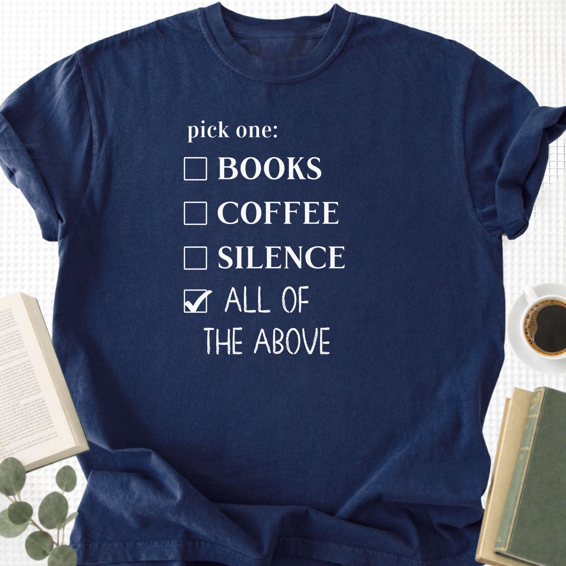 Books coffee Silence Unisex T-Shirt - Book Social Club
