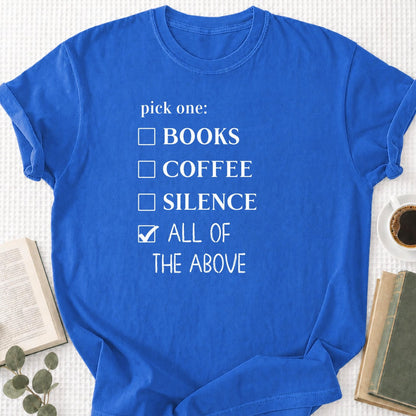 Books coffee Silence Unisex T-Shirt - Book Social Club