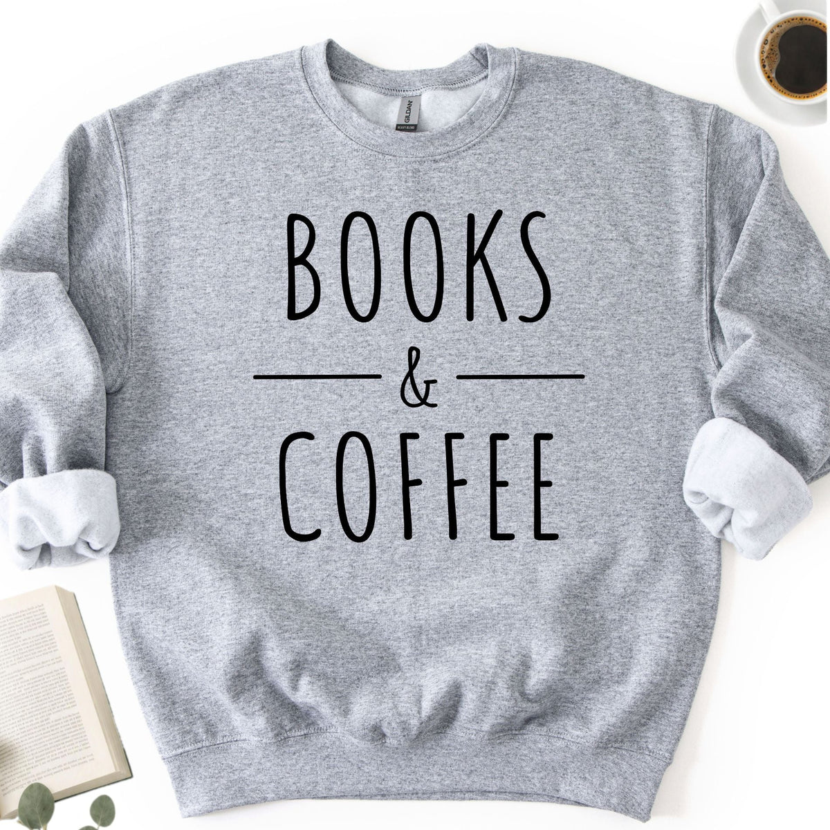 Books & Coffee Unisex Sweatshirt - Book Social Club