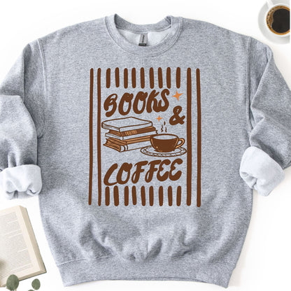 Books & Coffee Unisex Sweatshirt - Book Social Club